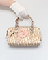 Barrel Bag, &pound;110, Handbags, Beige, Canvas, Front view